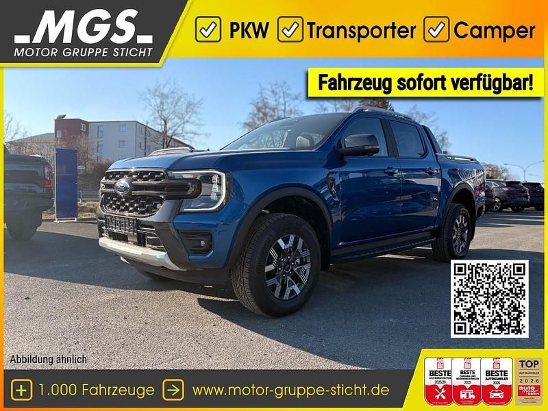 Neu Ford Ranger Wildtrack 281 PS (206 kW) 2025 Blau Abholung