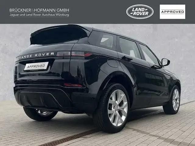 Schwarz (santorini black) Gebraucht 2019 Land Rover Range Rover evoque SE SUV | 32.490 € (Etwas zu teuer) - Bild 1/3
