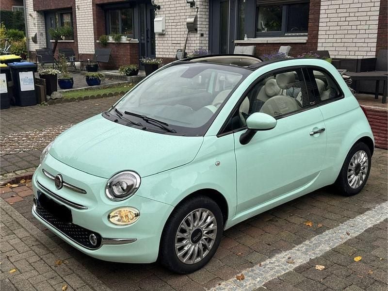 Grün Gebraucht 2017 Fiat 500C Cabrio | 7.990 € (Guter Preis) - Bild 1/4