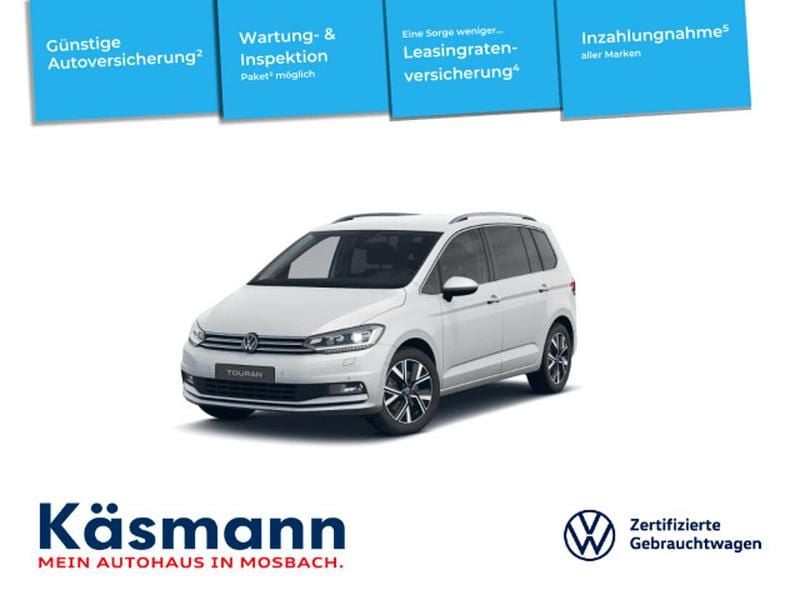 Gebraucht VW Touran Highline 150 PS (110 kW) 2022 Weiß Van / Kleinbus