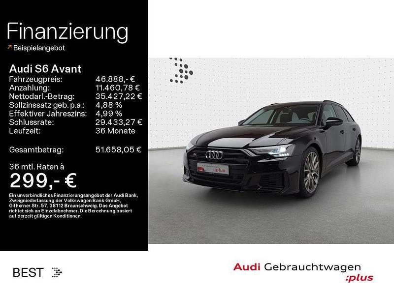 Brillantschwarz Gebraucht 2022 Audi S6 Sport Kombi | 46.888 € (Superpreis) - Bild 1/4
