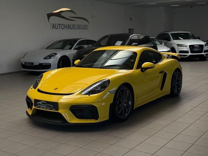 Gelb Gebraucht 2022 Porsche 718 Cayman GT4 Coupé | 109.290 € (Superpreis) - Bild 1/4