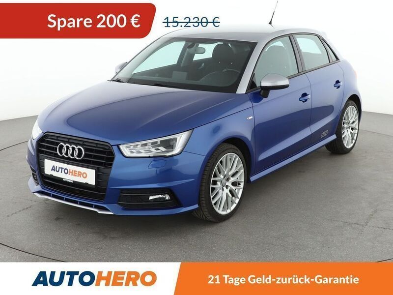Blau Gebraucht 2018 Audi A1 S-Line Kleinwagen | 14.690 € (Fairer Preis) - Bild 1/3