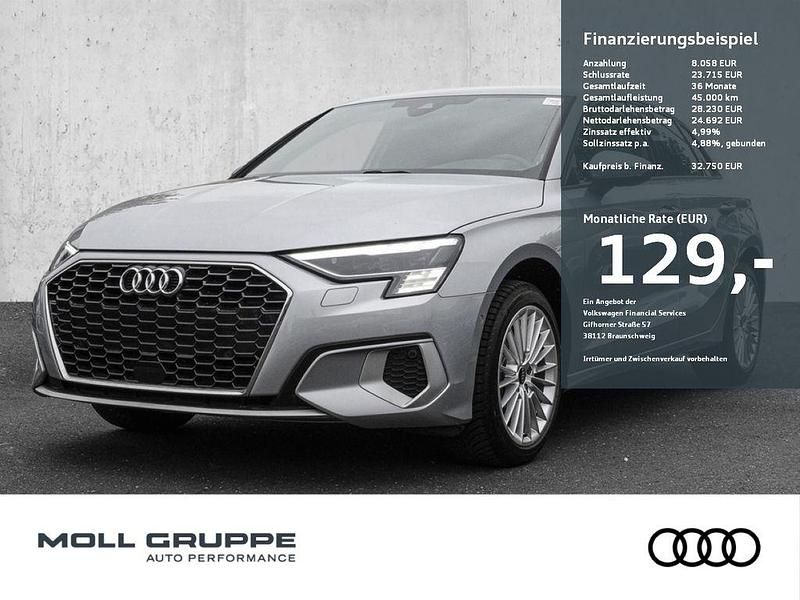 Silber Neu 2025 Audi A3 Sportback Advanced Plus Limousine | 32.750 € (Superpreis) - Bild 1/3
