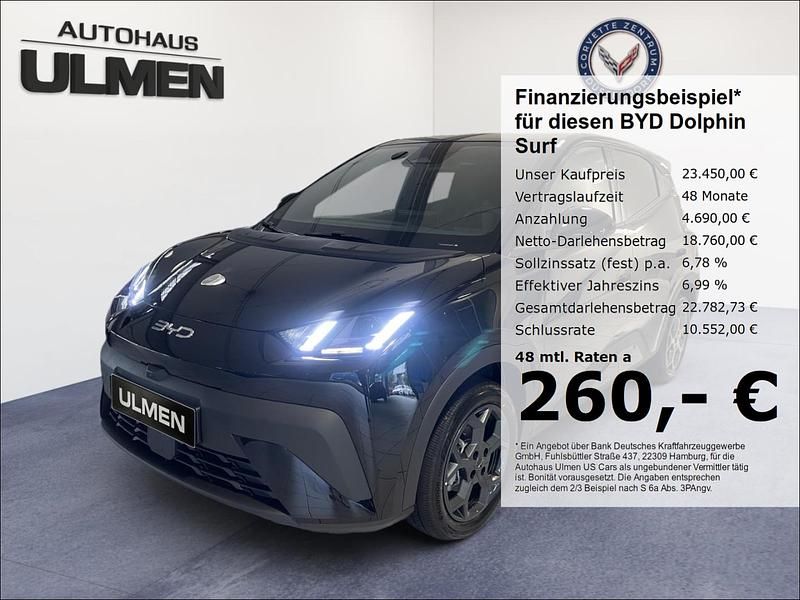 Schwarz Neu 2025 BYD Dolphin Surf Comfort Kleinwagen | 23.450 € - Bild 1/4