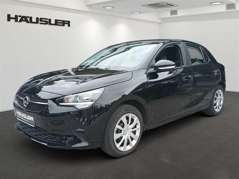 Diamant schwarz (metallic) Gebraucht 2022 Opel Corsa Edition Limousine | 15.890 € - Bild 1/4