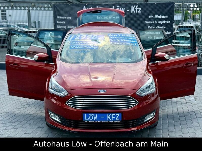 Cranberryrot metallic Gebraucht 2017 Ford C-MAX Titanium Van / Kleinbus | 12.990 € (Fairer Preis) - Bild 1/4