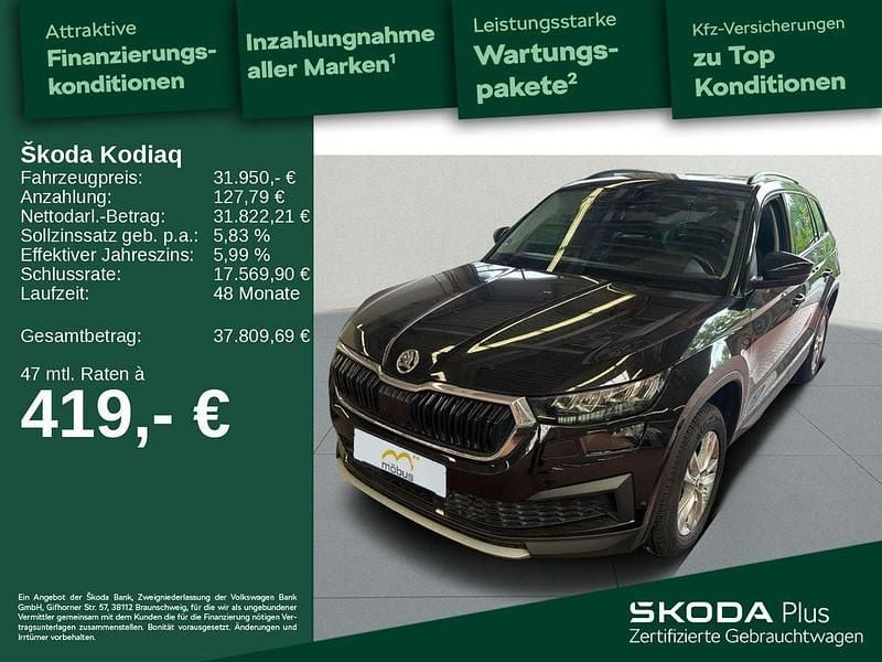 Schwarz Gebraucht 2021 Skoda Kodiaq Ambition SUV | 31.950 € (Fairer Preis) - Bild 1/4