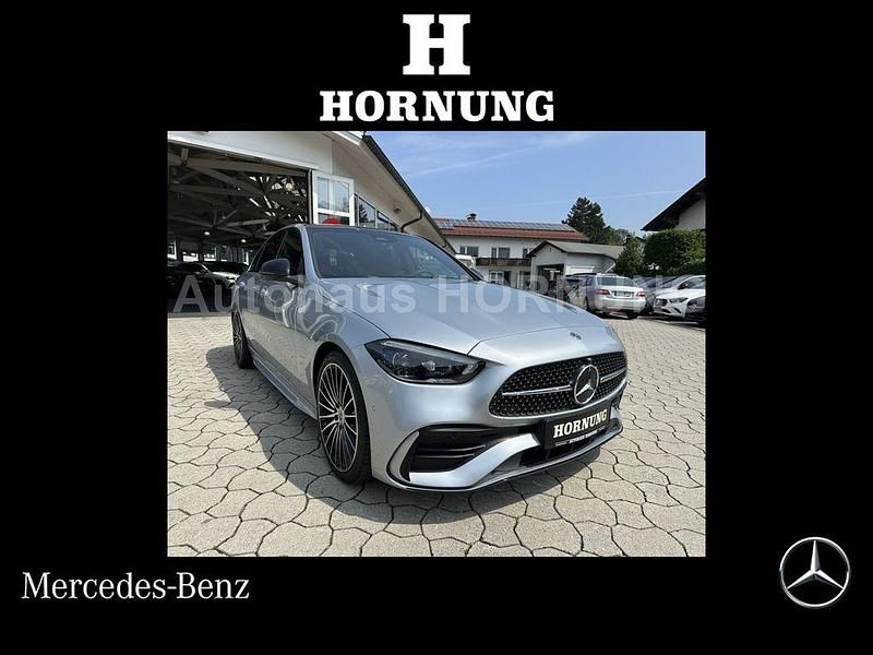 Metalliclack hightechsilber Gebraucht 2025 Mercedes C220 AMG Limousine | 55.890 € - Bild 1/4