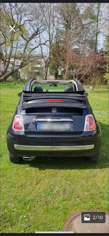 Gebraucht Fiat 500C 69 PS (50 kW) 2012 Schwarz Cabrio