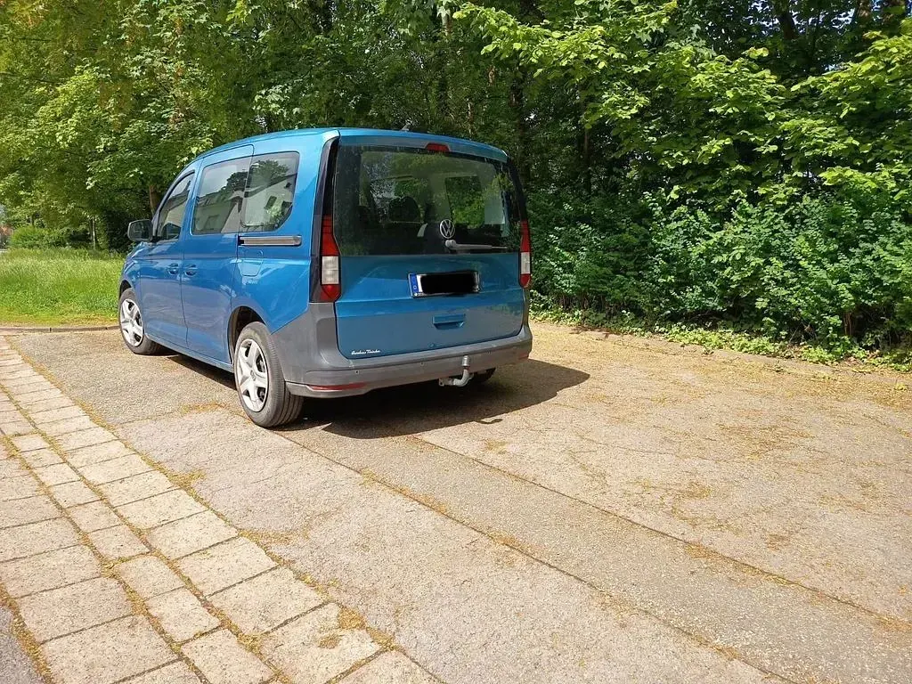 Gebraucht VW Caddy Style 122 PS (89 kW) 2021 Blau Van / Kleinbus
