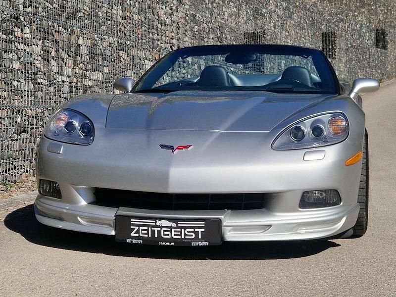 Second-hand Corvette C6 404 CP (297 kW) 2006 Argintiu Cabrio