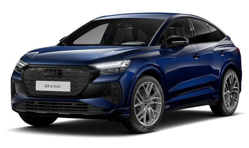 Blau Gebraucht 2025 Audi Q4 Sportback e-tron S-Line SUV | 56.330 € (Etwas zu teuer) - Bild 1/4