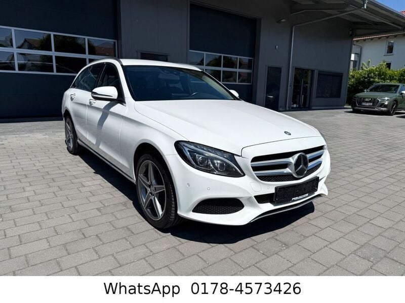 Weiß Gebraucht 2015 Mercedes C250 Avantgarde Kombi | 13.900 € (Guter Preis) - Bild 1/4