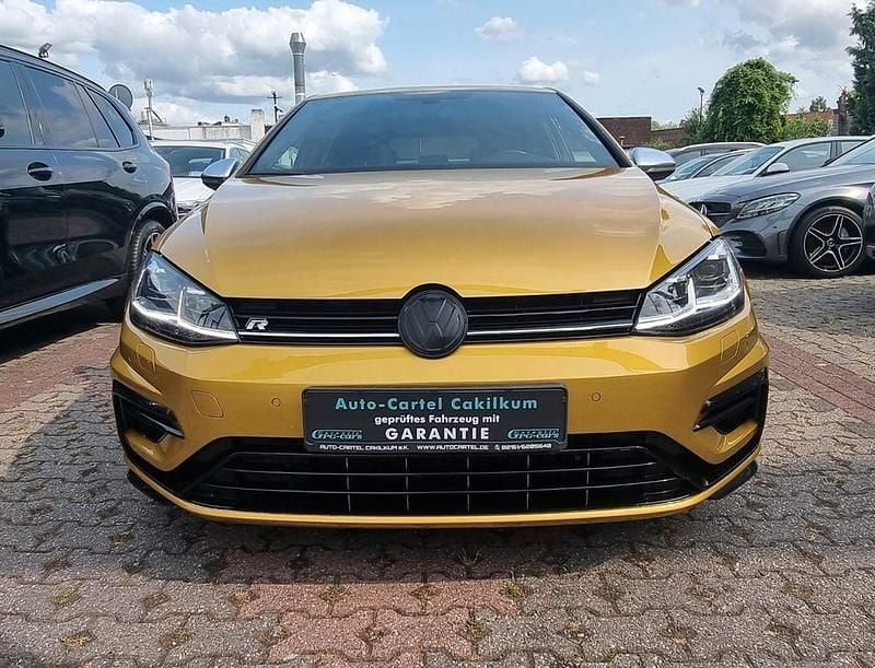 Gelb Gebraucht 2019 VW Golf R Limousine | 24.598 € (Guter Preis) - Bild 1/4