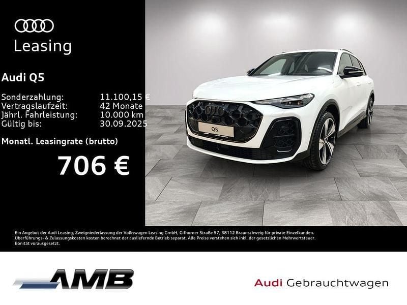 Gletscherweiß metallic Gebraucht 2025 Audi Q5 Edition .1 SUV | 72.550 € (Guter Preis) - Bild 1/3