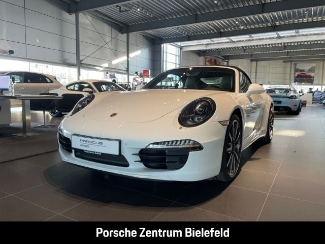 Weiss Gebraucht 2013 Porsche 911 Carrera 4 Cabriolet Cabrio | 94.800 € - Bild 1/4