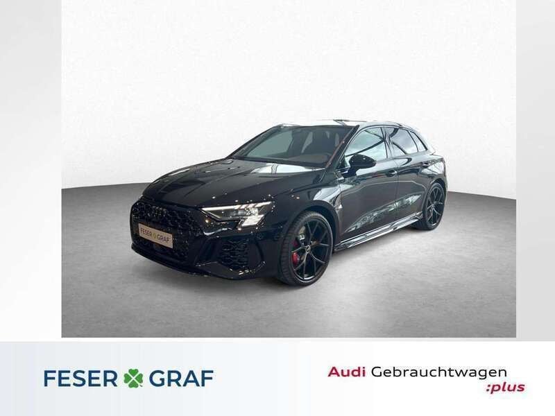 Mythosschwarz metallic Gebraucht 2024 Audi RS3 Sportback Ambiente Kleinwagen | 59.990 € (Guter Preis) - Bild 1/4