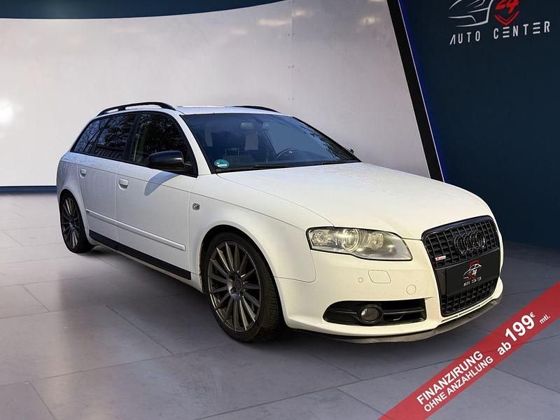 Weiß Gebraucht 2008 Audi A4 S-Line Kombi | 6.499 € (Guter Preis) - Bild 1/4