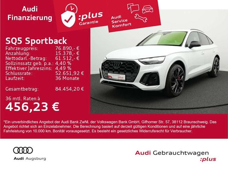 Gletscherweiß metallic Gebraucht 2024 Audi SQ5 SUV | 76.890 € - Bild 1/4