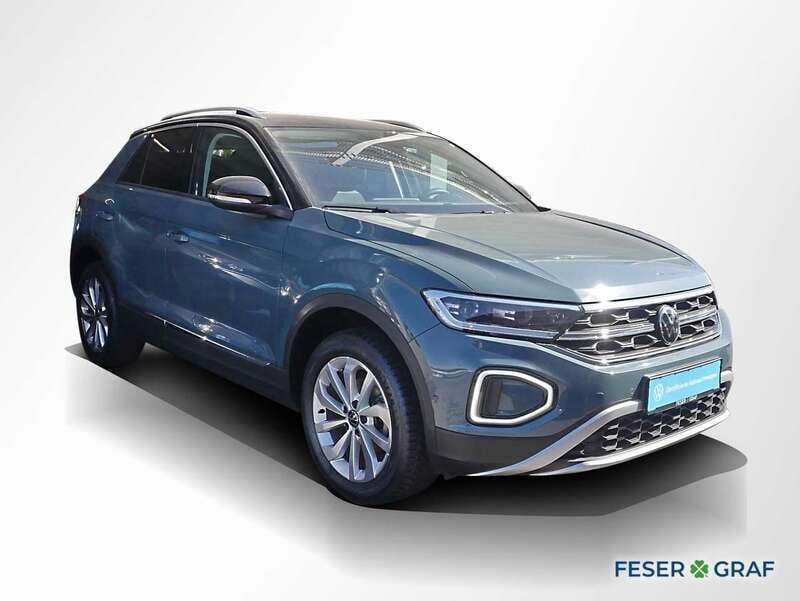 Gebraucht VW T-Roc Style 150 PS (110 kW) 2024 Petroleum blue metallic schwarz SUV