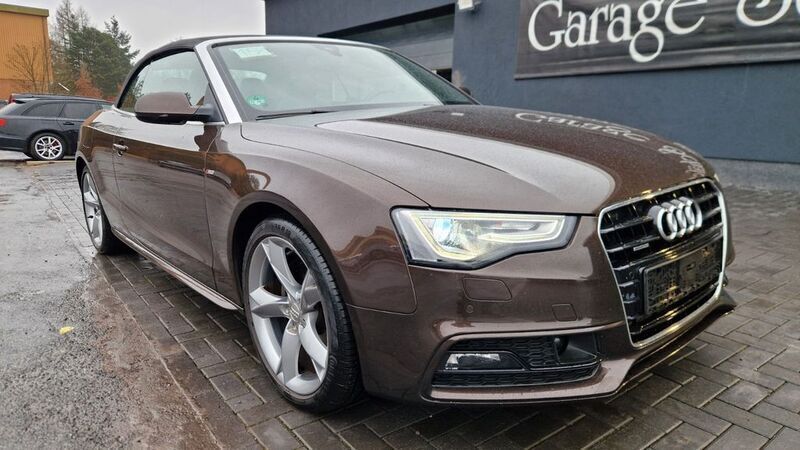 Teakbraun metallic Gebraucht 2014 Audi A5 Cabriolet Exclusive Cabrio | 18.999 € (Fairer Preis) - Bild 1/4