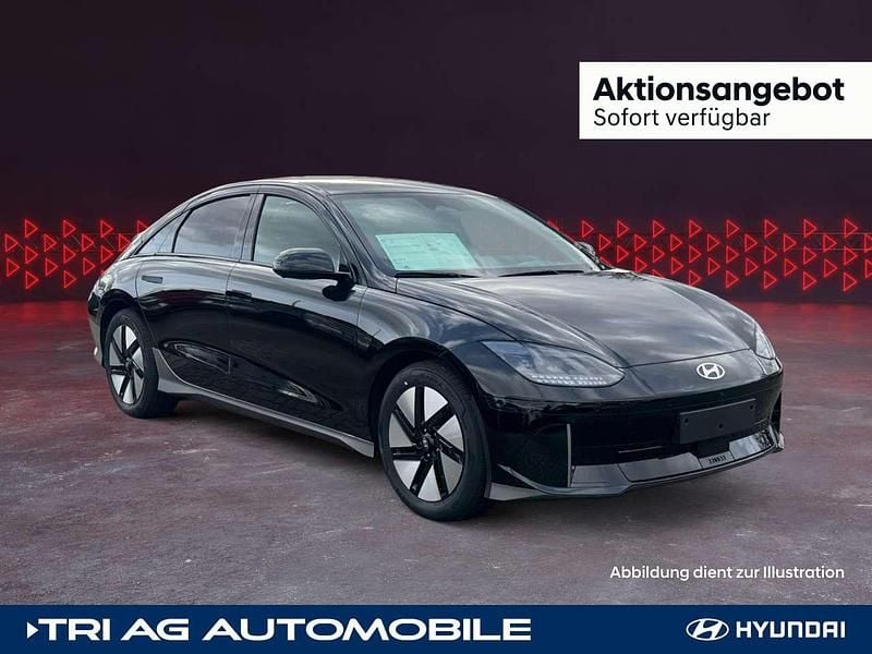 Abyss black pearl Neu 2025 Hyundai Ioniq 6 Techniq Limousine | 35.555 € (Superpreis) - Bild 1/4