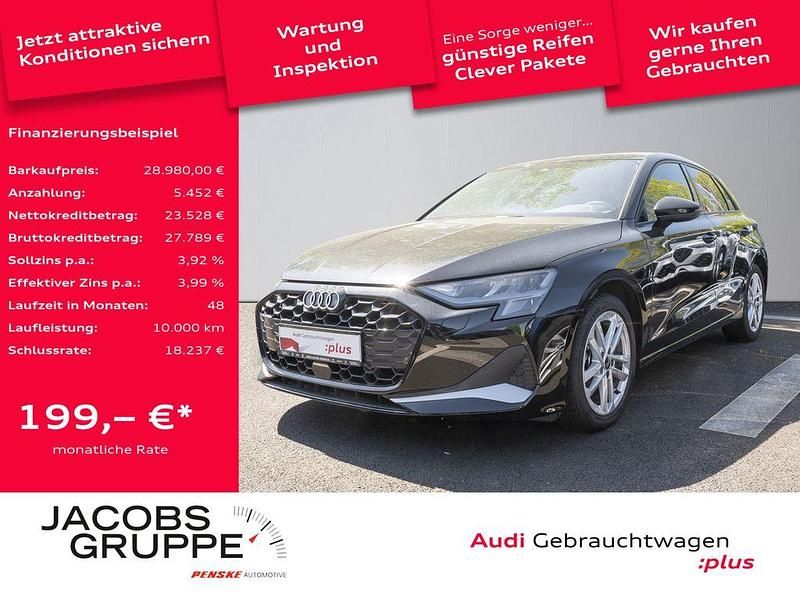 Second-hand Audi A3 Advanced 150 CP (110 kW) 2025 Negru Berlinǎ