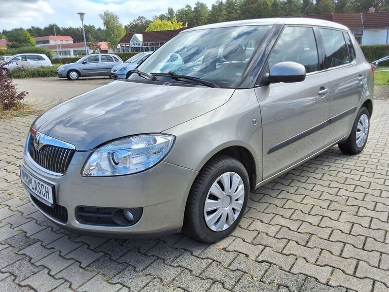 Gebraucht Skoda Fabia Ambiente 60 PS (44 kW) 2009 Beige Kleinwagen