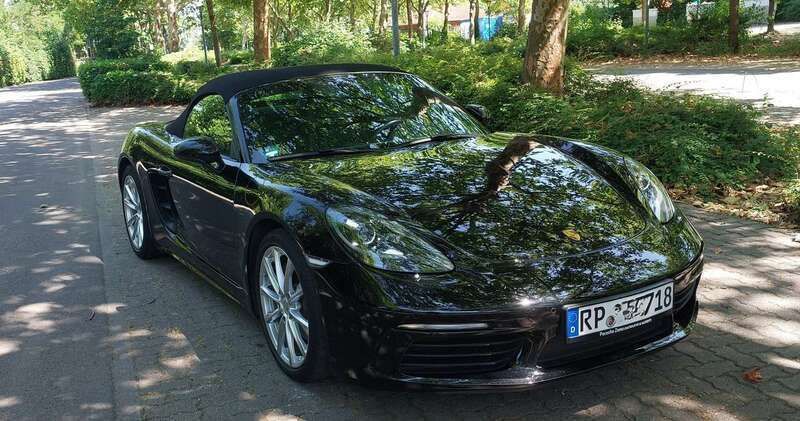 Schwarz Gebraucht 2019 Porsche 718 Boxster Cabrio | 55.000 € (Superpreis) - Bild 1/4