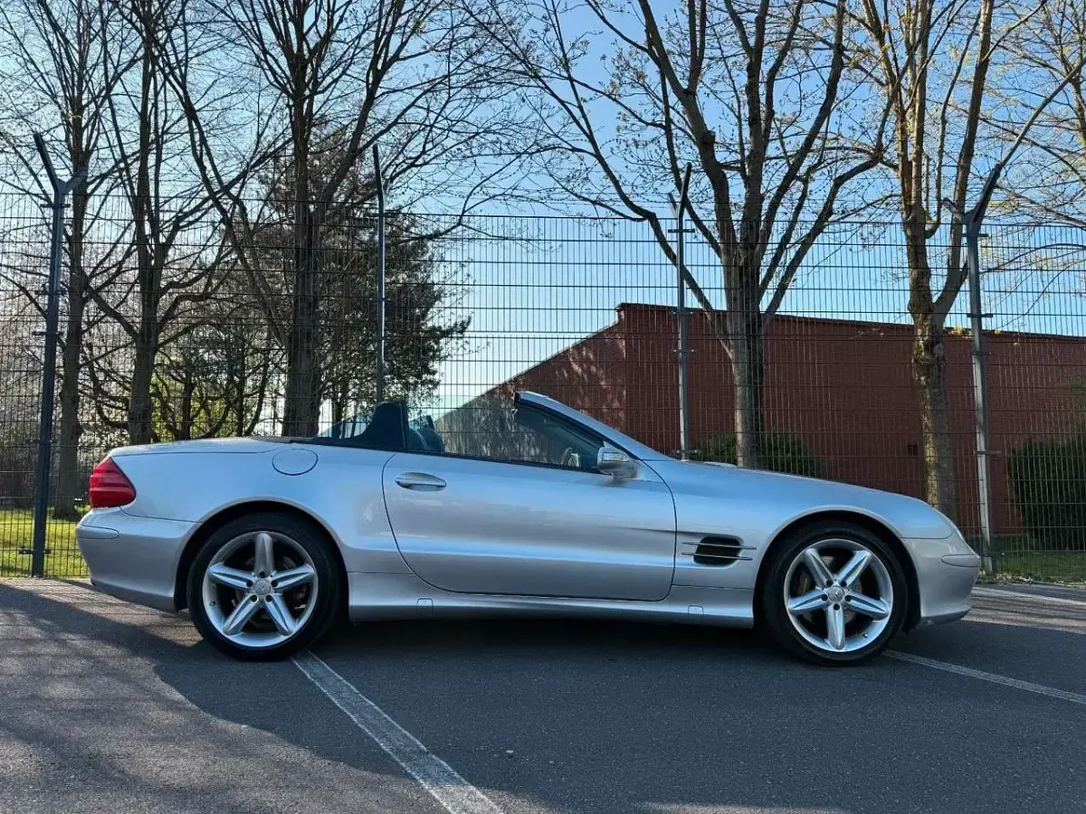 Gebraucht Mercedes SL500 AMG 306 PS (225 kW) 2004 Silber Cabrio