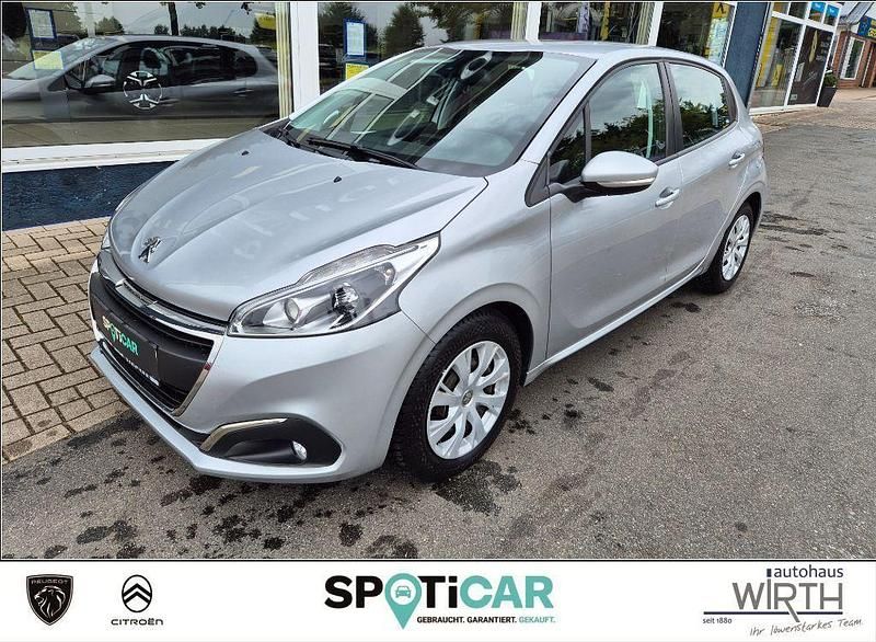 Silber Gebraucht 2017 Peugeot 208 Active Kleinwagen | 8.420 € (Fairer Preis) - Bild 1/4