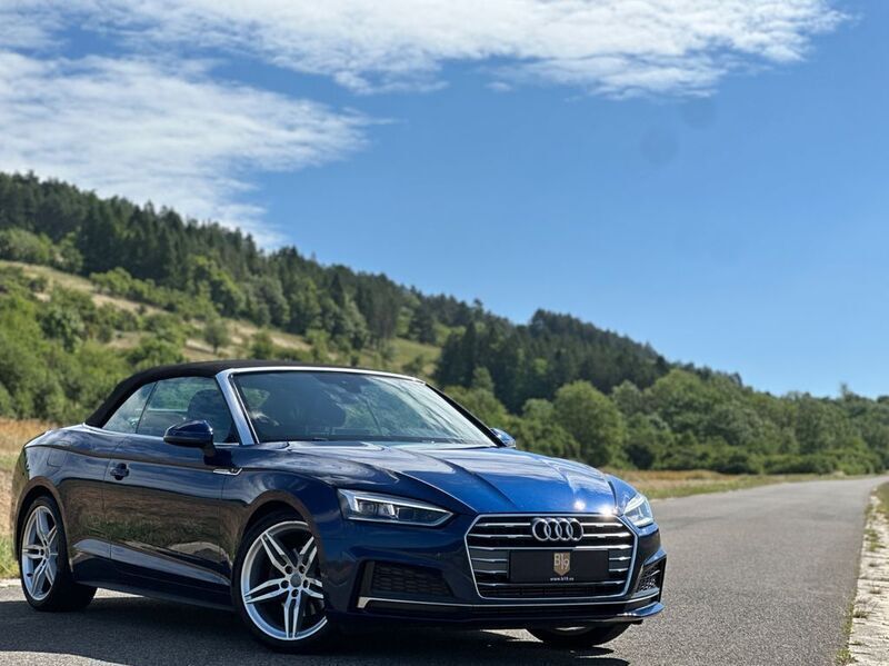 Blau Gebraucht 2018 Audi A5 Cabriolet Design Cabrio | 27.999 € (Etwas zu teuer) - Bild 1/4
