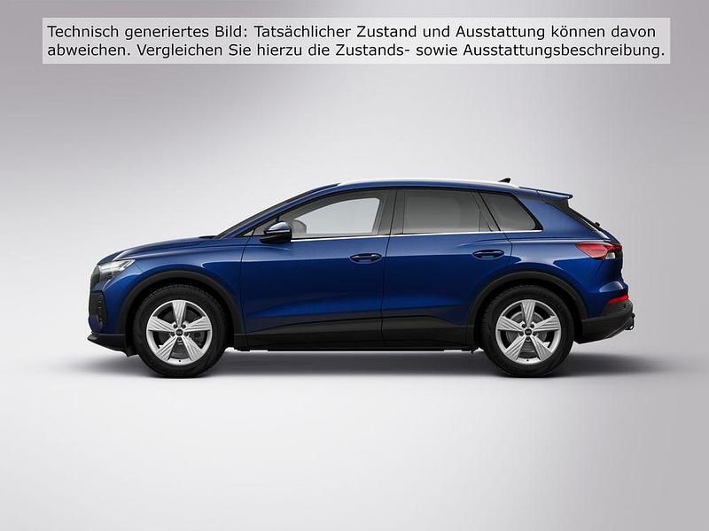Navarrablau metallic Gebraucht 2025 Audi Q4 e-tron SUV | 46.499 € (Etwas zu teuer) - Bild 1/4