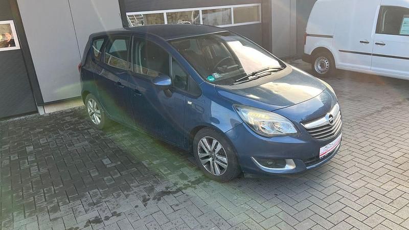 Gebraucht Opel Meriva Style 110 PS (80 kW) 2014 Blau Van / Kleinbus