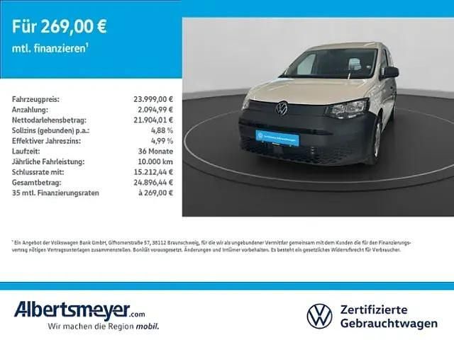 Weiß Neu 2025 VW Caddy Van / Kleinbus | 23.598 € (Superpreis) - Bild 1/4