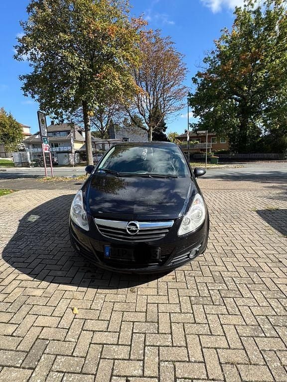 Schwarz Gebraucht 2007 Opel Corsa Edition Limousine | 1.500 € (Fairer Preis) - Bild 1/4