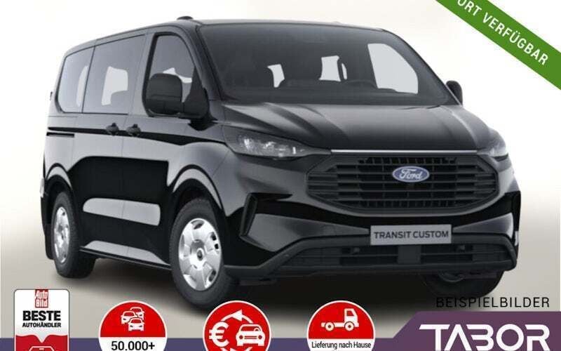 Schwarz (agate black metallic) Neu 2024 Ford Transit Custom Trend Kombi | 41.730 € (Fairer Preis) - Bild 1/4