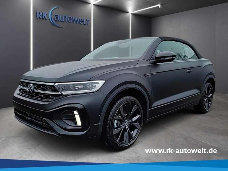 Schwarz Gebraucht 2025 VW T-Roc Cabriolet R-line Edition Cabrio | 45.690 € - Bild 1/3