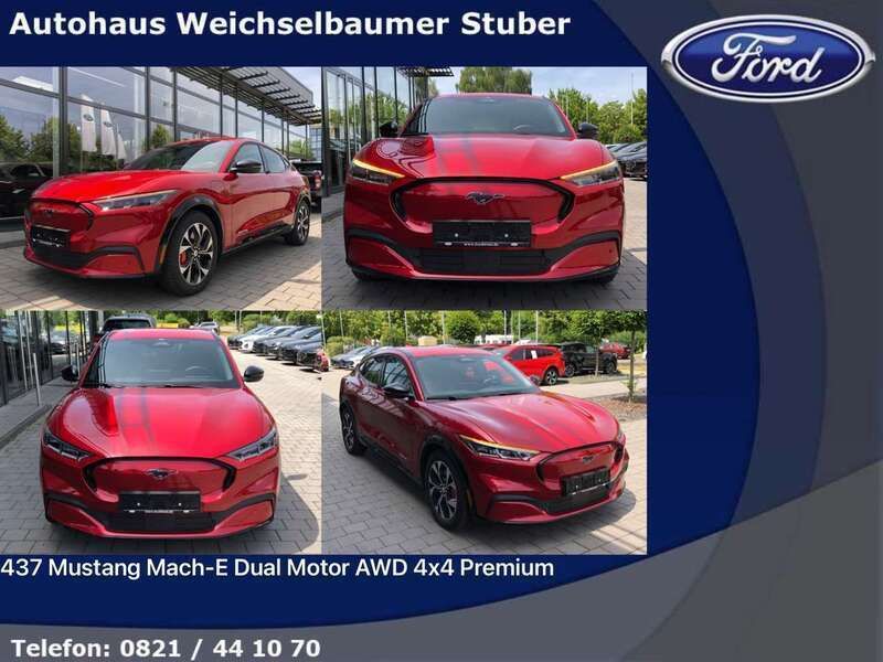 Ein traum in lucid rot Gebraucht 2022 Ford Mustang Mach-E Premium SUV | 34.900 € (Guter Preis) - Bild 1/4