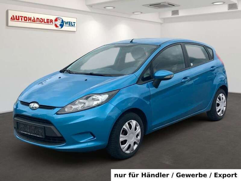 Blau Gebraucht 2009 Ford Fiesta Trend Kleinwagen | 1.399 € (Superpreis) - Bild 1/3