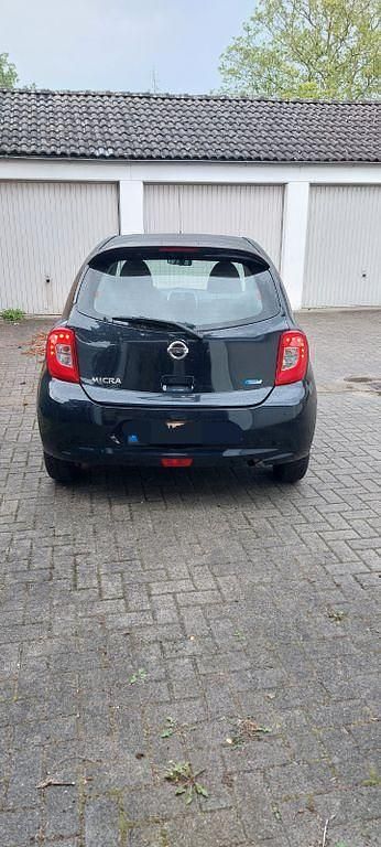 Schwarz Gebraucht 2014 Nissan Micra Acenta Kleinwagen | 6.600 € (Etwas zu teuer) - Bild 1/4