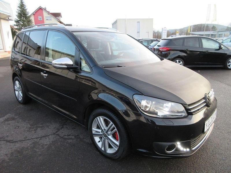 Gebraucht VW Touran Match 140 PS (102 kW) 2012 Schwarz Van / Kleinbus