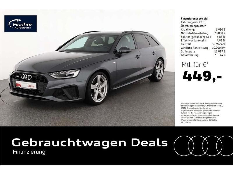 Daytonagrauperleffekt Gebraucht 2021 Audi A4 S-Line Kombi | 34.980 € (Fairer Preis) - Bild 1/4