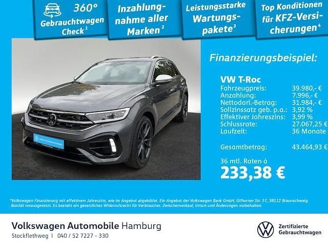 Grau Gebraucht 2024 VW T-Roc R SUV | 39.980 € (Etwas zu teuer) - Bild 1/3