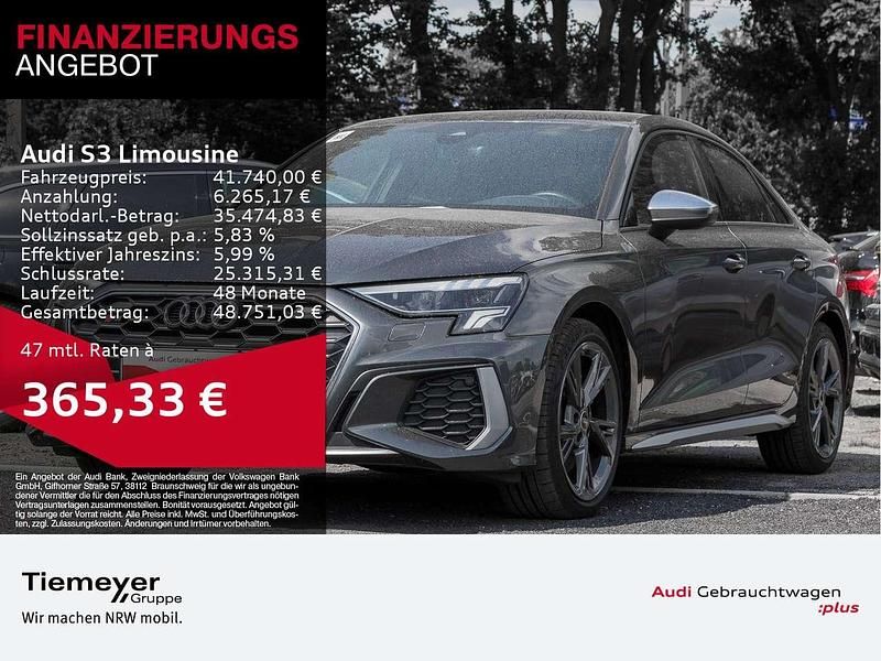 Grau Gebraucht 2024 Audi S3 Business Limousine | 41.740 € (Fairer Preis) - Bild 1/4
