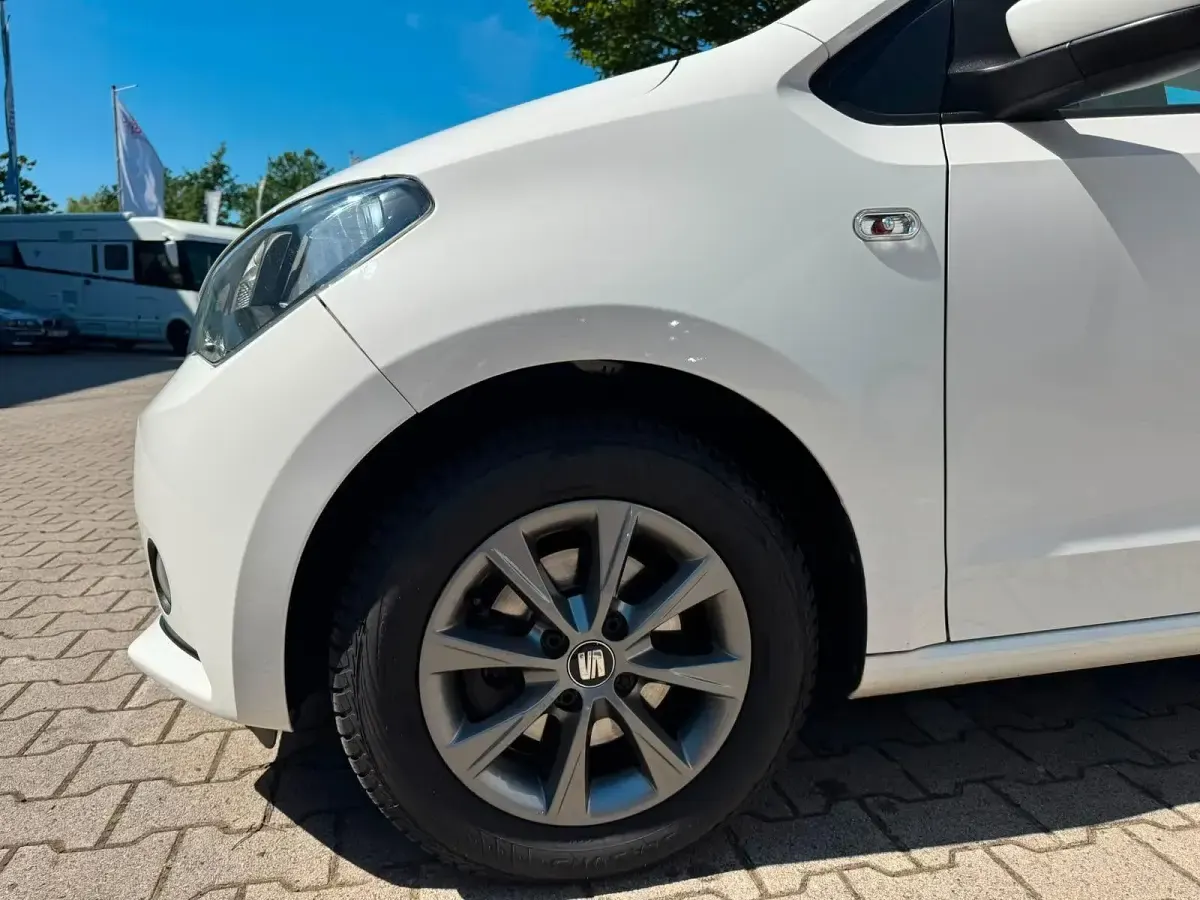 Gebraucht Seat Mii I-Tech 75 PS (55 kW) 2014 Weiß Kleinwagen