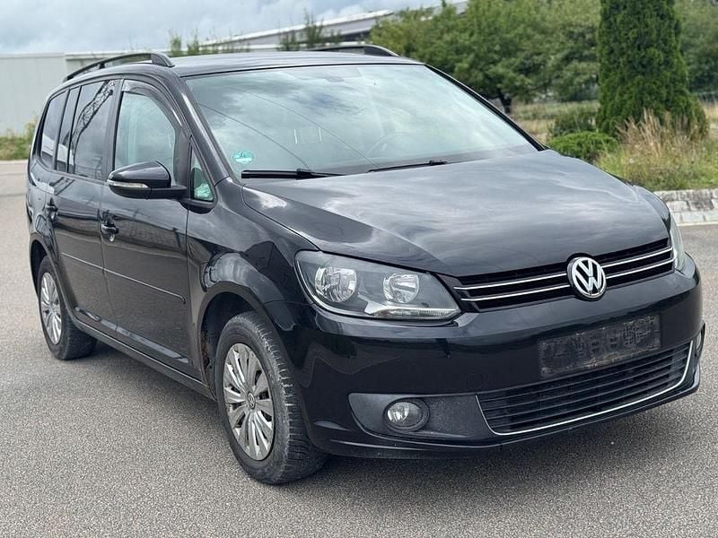 Schwarz Gebraucht 2010 VW Touran Comfortline Van / Kleinbus | 3.999 € (Guter Preis) - Bild 1/4