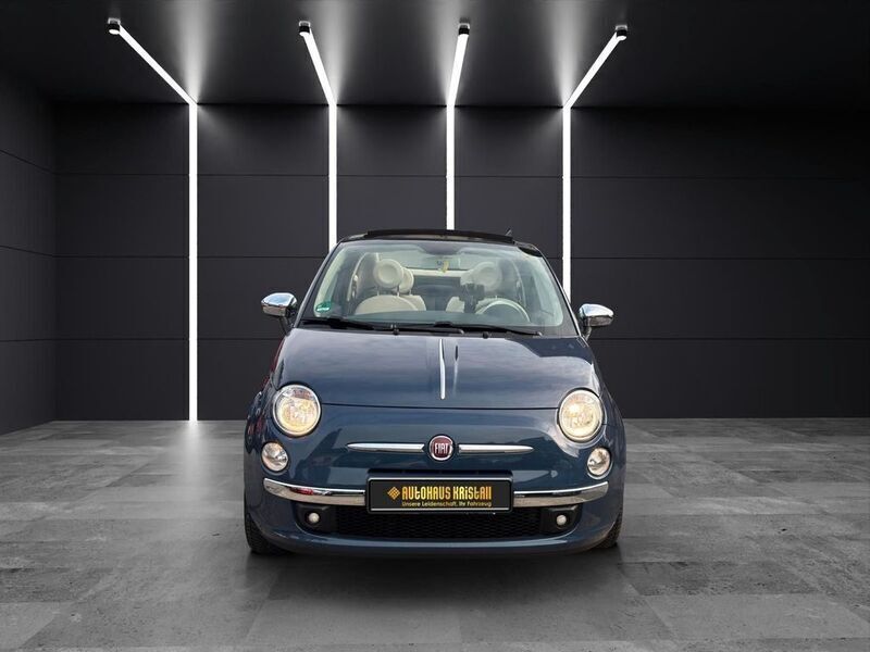 Blau Gebraucht 2014 Fiat 500C Cabrio | 6.980 € (Guter Preis) - Bild 1/4