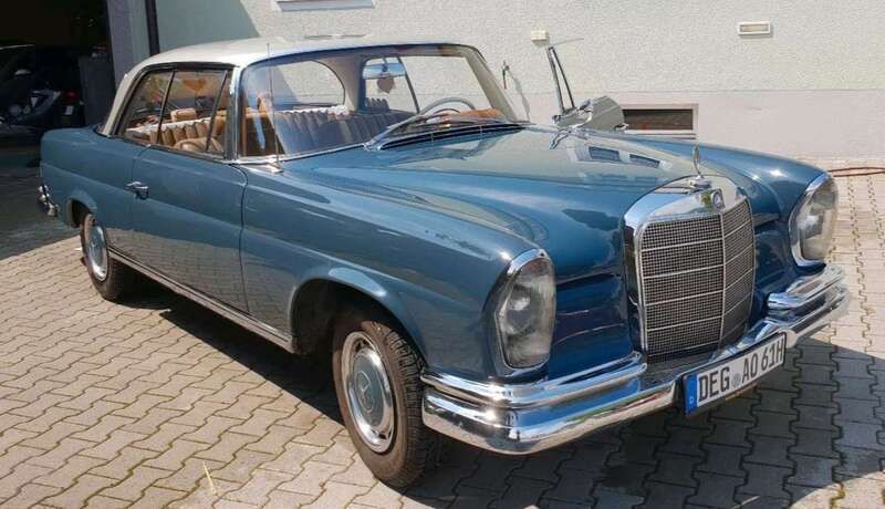 Blau Gebraucht 1961 Mercedes W111 Coupé | 33.220 € - Bild 1/4